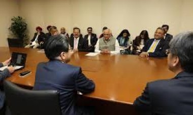 જાપાનના ઈવાટે પ્રિફેક્ચરના વાઇસ ગવર્નર અને JICAનું ડેલીગેશનમુખ્યમંત્રી શ્રી ભૂપેન્દ્ર પટેલની મુલાકાતે 