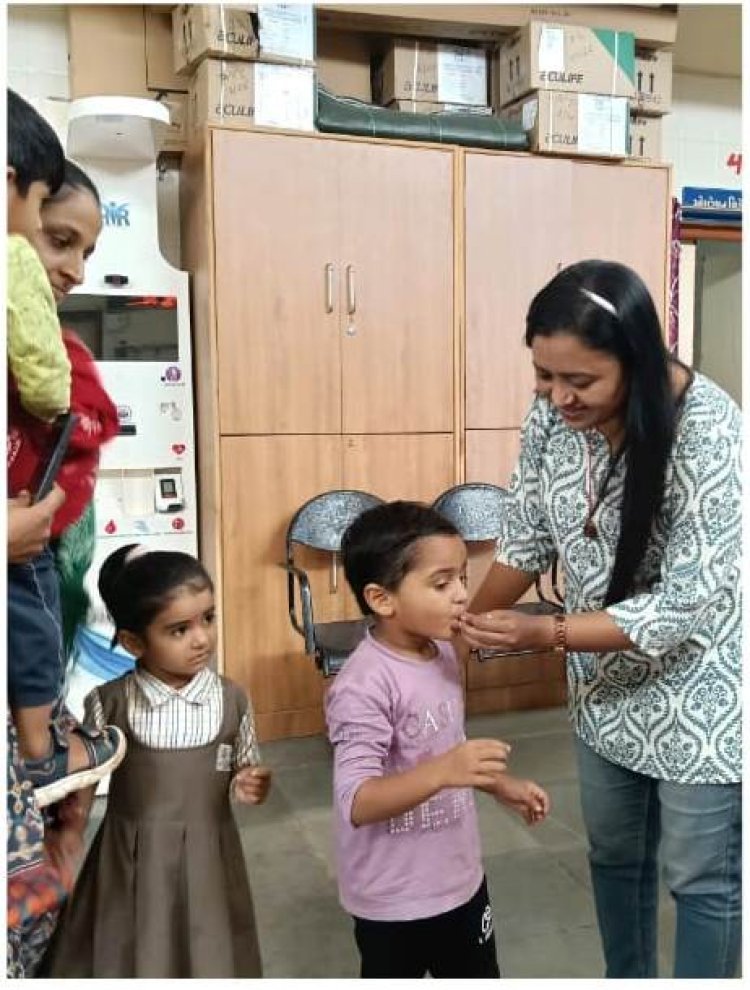 માળીયા હાટીના તાલુકાના ગામોમાં આરોગ્ય વિભાગ દ્વારા કૃમિનાશક દિવસની ઉજવણી કરવામાં આવી