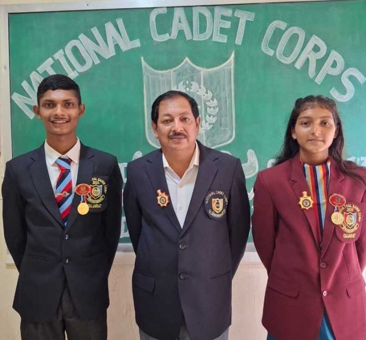 ઉના ની એચ. એમ. વી. કોલેજ ના બે કેડેટ દિલ્હી થલ સેના કેમ્પ માં પસંદગી પામ્યા