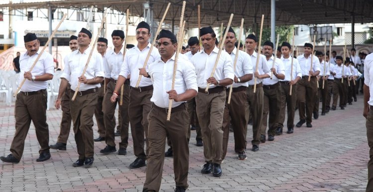 સંઘ શતાબ્દી વર્ષ ઉજવણી ભાગરૂપ મહાપર્વે શારીરિક, બૌદ્ધિક, પથ સંચલન ,શસ્ત્ર પૂજન , ધોષ  (બેન્ડવાજા) નિહાળવા "સંધ દર્શન"થી નગરજનો અભિભુત