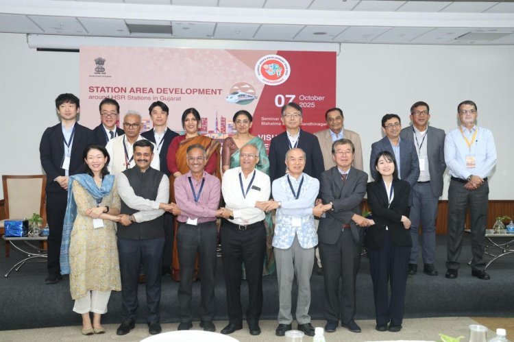 ગુજરાતમાં બુલેટ ટ્રેન સ્ટેશનો આસપાસ સ્માર્ટ અર્બન ડેવલપમેન્ટ માટે નવી પહેલ