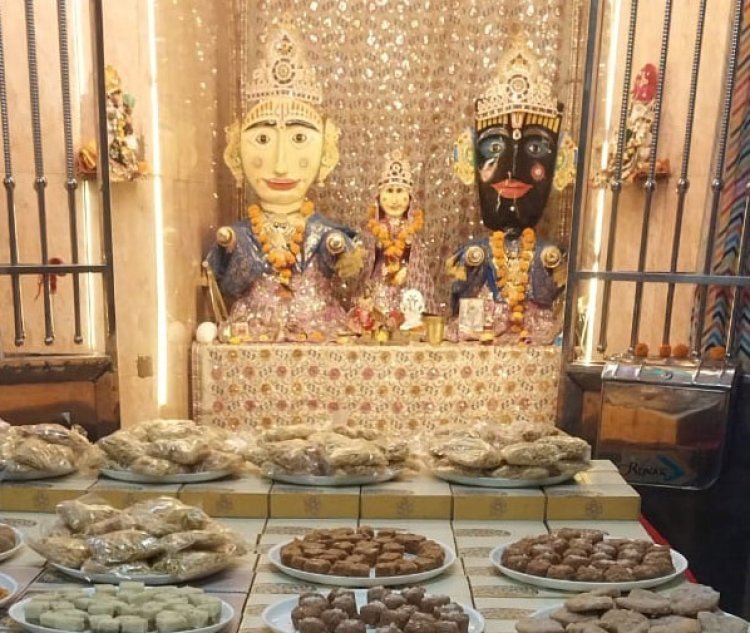 જૂનાગઢ :  જગન્નાથજીમંદિરે અન્નકોટ પ્રસાદનો કાર્યક્રમ યોજાયો