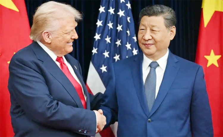 ૬ વર્ષ બાદ દક્ષીણ કોરીયામાં બે બાહુબલીઓ જીનપીંગ-ટ્રમ્પ વચ્ચે બેઠક યોજાઈ : વ્યાપાર કરાર પર હસ્તાક્ષર થવાની શકયતા