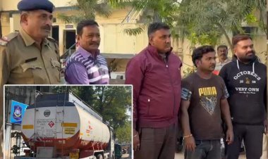 અમદાવાદ એરપોર્ટ પર ‘જેટ ફ્યુલ‘ ચોરીનું રેકેટ પકડાયું, ટેન્કર પંચર કરી ATFને કાઢતા ૩ની ધરપકડ