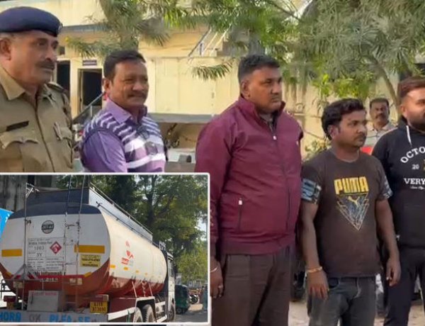 અમદાવાદ એરપોર્ટ પર ‘જેટ ફ્યુલ‘ ચોરીનું રેકેટ પકડાયું, ટેન્કર પંચર કરી ATFને કાઢતા ૩ની ધરપકડ