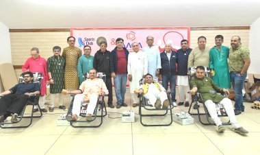 AACA અને સ્પોર્ટ્સ ક્લબ અમદાવાદના સંયુક્ત ઉપક્રમે રિપબ્લિક ડે નિમિત્તે ૯મો બ્લડ ડોનેશન ડ્રાઇવ સફળતા પૂર્વક યોજાયો