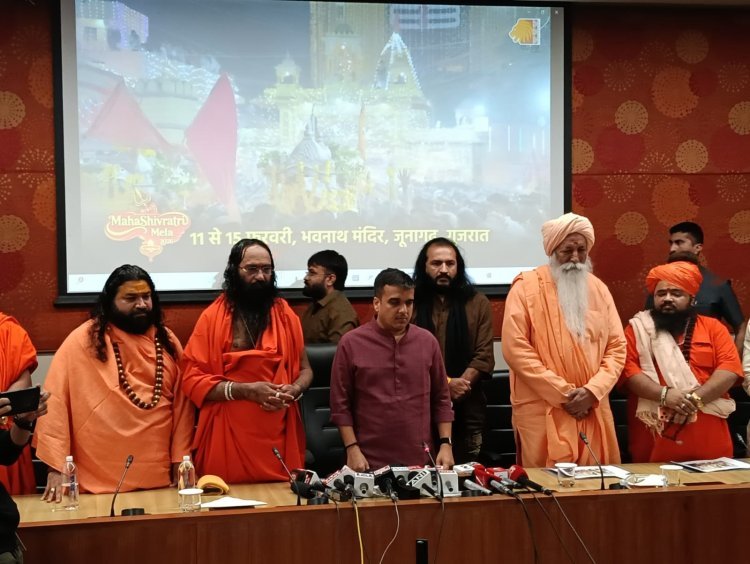 શિવરાત્રી મેળામાં રવાડી સરઘસને પ૦૦ મીટર લંબાવવાનાં ઐતિહાસીક નિર્ણયની નાયબ મુખ્યમંત્રી હર્ષ સંઘવીની જાહેરાત