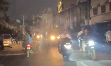 રવિવારની સાંજે ભવનાથમાં અંધારા ઉતર્યા