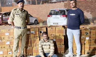 શિવરાત્રી સમયે જ ચંદીગઢથી જૂનાગઢ આવી રહેલો રૂા. ૬૪ લાખનો દારૂ ઝડપાયો : અમદાવાદ પોલીસની કાર્યવાહી