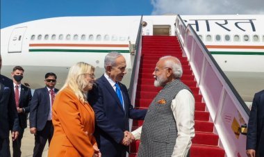 વડાપ્રધાન મોદી પહોંચ્યા ઈઝરાયલ : સાંસદને સંબોધિત કરશે