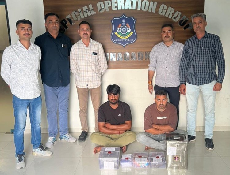 જૂનાગઢમાંથી રૂા.ર.૧૮ લાખનાં ગાંજાનો જથ્થો ઝડપાયો : બેની ધરપકડ