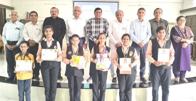 જૂનાગઢની શ્રીમતી આર. એસ. કાલરિયા સ્કુલનાં અંગ્રેજી માધ્યમના બાળકો ઈન્ટરનેશનલ ટેલેન્ટ ઓલિમ્પિયાડમાં ઝળક્યાં