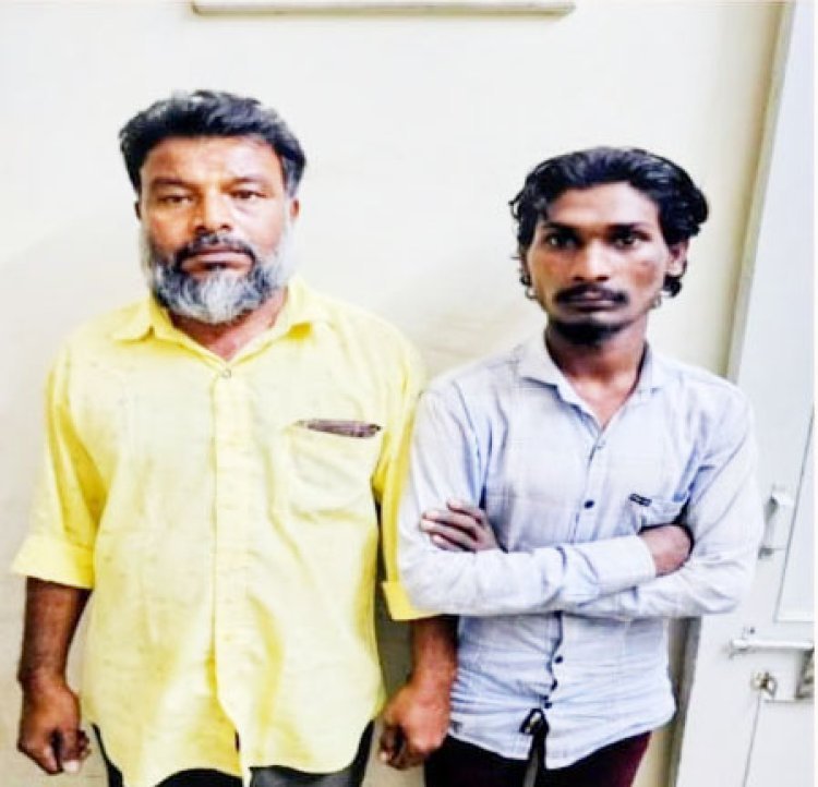 ઉનાના કેસરિયા ગામે મંદિરમાં થયેલી ચોરીનો ભેદ ઉકેલાયો : બે આરોપીને પકડી ત્રાંબાના ટુકડા કબ્જે કર્યા