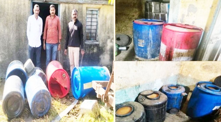 બગવદર પોલીસે મોઢવાડા ગામેથી દેશી દારૂની ભઠ્ઠી પકડી પાડી