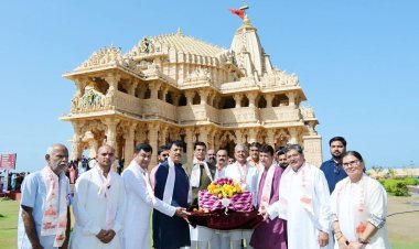 સોમનાથથી કોંગ્રેસનો સ્થાનિક સ્વરાજની ચૂંટણી પુર્વે સંગઠન મજબુત બનાવવાનો શંખનાદ