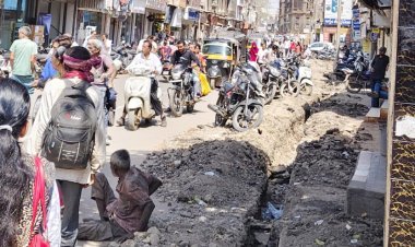 જૂનાગઢ મનપાનું રસ્તા ખોદો અભિયાન કયારે બંધ થશે ?