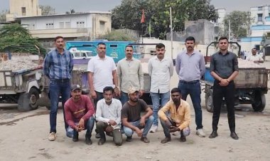 વેરાવળ બંદર રોડ પર પ્રતિબંધ હોવા છતાં પરિવહન કરતી છકડો રીક્ષા પર કાર્યવાહી  : ૪ રીક્ષા ચાલકો ઝડપાયા