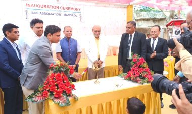 માંગરોળ ખાતે ડીસ્ટ્રીકટ જજ શ્રી બી.જી. દવેના વરદ્હસ્તે સિનીયર સિવીલ કોર્ટનું ઉદ્ઘાટન કરાયું
