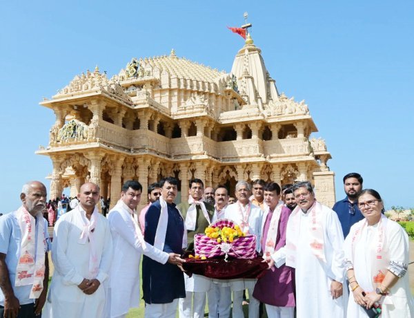 સોમનાથથી કોંગ્રેસનો સ્થાનિક સ્વરાજની ચૂંટણી પુર્વે સંગઠન મજબુત બનાવવાનો શંખનાદ