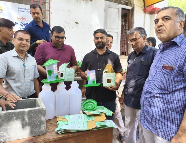 જૂનાગઢની સેવાભાવી સંસ્થા ગિરનારી ગ્રુપ દ્વારા પશુ-પંખીઓની અનોખી સેવા