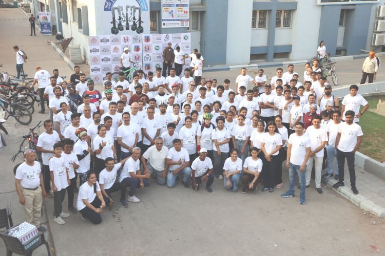 વિશ્વ કિડની દિવસ નિમિત્તે કિડની સ્વાસ્થ્ય અંગે જનજાગૃતિ માટે બી.ટી. સવાણી કિડની હોસ્પિટલ દ્વારા સાયકલ રેલી યોજાઈ