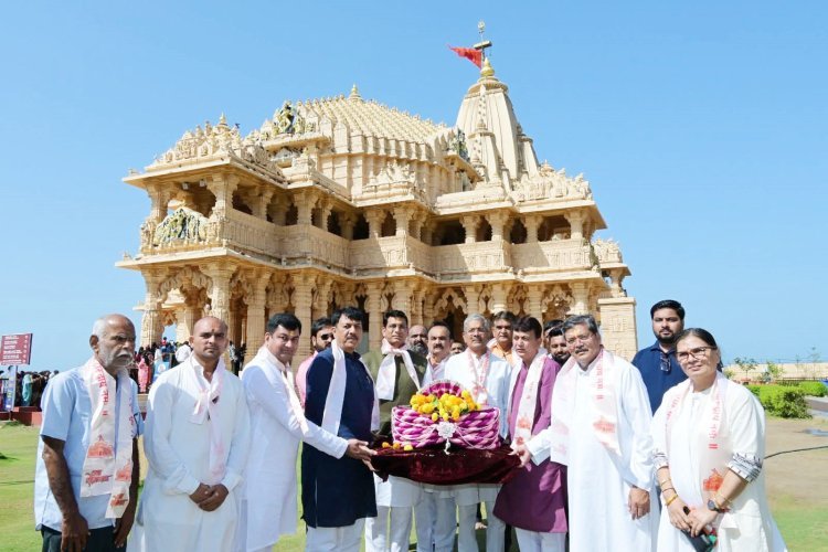 સોમનાથથી કોંગ્રેસનો સ્થાનિક સ્વરાજની ચૂંટણી પુર્વે સંગઠન મજબુત બનાવવાનો શંખનાદ