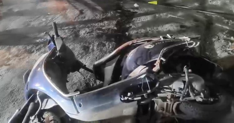 જૂનાગઢનાં તળાવ દરવાજા પાસે મોડી રાત્રે અકસ્માત ટ્રકે સ્કુટરને હડફેટે લેતાં બે યુવાનો ઈજાગ્રસ્ત