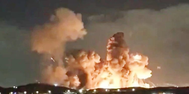 અમેરીકાએ ઈરાનના ઈસ્ફહાન શહેર પર ર૦૦૦ પાઉન્ડના બંકર બસ્ટર બોમ્બ ફેંકયા