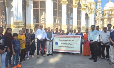 આજે વિશ્વ વારસા દિવસ : જૂનાગઢમાં હેરિટેજ વોક યોજાઈ