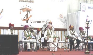 ભક્તકવિ નરસિંહ મહેતા યુનિવર્સિટીનો ચોથો પદવીદાન સમારોહ ગૌરવપૂર્ણ યોજાયો