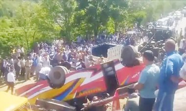 જમ્મુ-કાશ્મીરના રામનગર નજીક રાજય પરિવહન નિગમની બસ ખાઈમાં ખાબકતાં 16 મુસાફરોના કરૂણ મોત