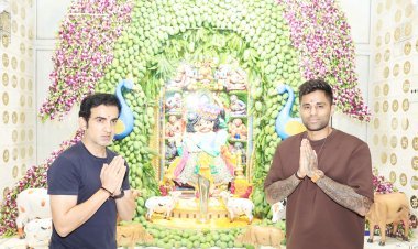 ભારતીય ટી-20 ટીમના કેપ્ટન સૂર્યકુમાર યાદવ અને મુખ્ય કોચ ગૌતમ ગંભીરે સાળંગપુર હનુમાનજીના ચરણે વર્લ્ડ કપ ટ્રોફી ધરી : ભારતની ઐતિહાસિક જીતની માનતા પૂર્ણ કરી