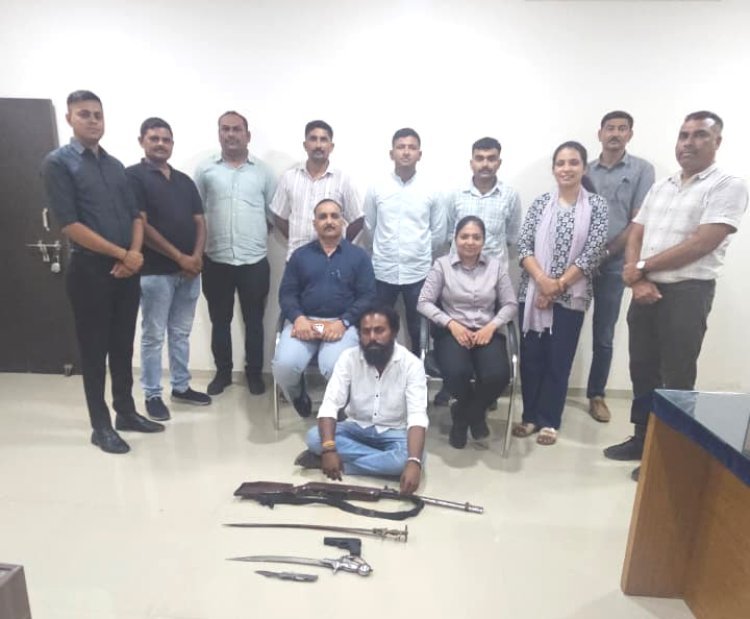 ગીર સોમનાથમાં હથિયાર સાથે ફોટા વાયરલ કરનાર ઝડપાયો : કડક કાર્યવાહી