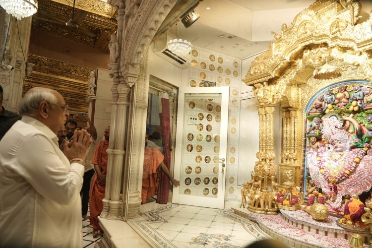 મુખ્યમંત્રી ભૂપેન્દ્રભાઈ પટેલે સાળંગપુર હનુમાનજી દાદાના દર્શન કરી બોટાદ જિલ્લાના પ્રવાસનો પ્રારંભ કર્યો