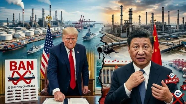 અમેરીકાએ ચીનની મુખ્ય તેલ રિફાઈનરી પર પ્રતિબંધ મુકયો