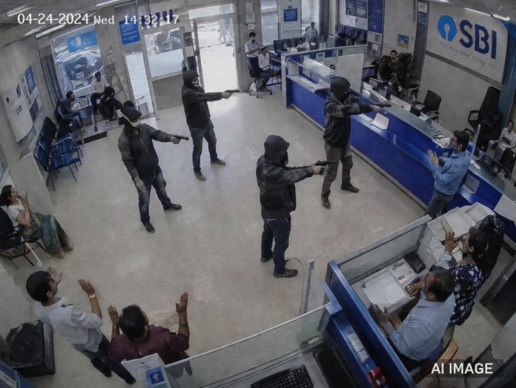 સુરતના વરાછામાં SBI બેંકમાં દિવસદહાડે લૂંટ, 55 મિનિટમાં 50 લાખથી વધુની રોકડ ઉઠાવી લૂંટારૂઓ ફરાર