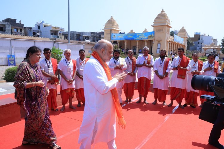 ભારત સરકારના કેન્દ્રીય ગૃહ અને સહકારીતા મંત્રી માનનીય અમિતભાઈ શાહ દ્વારા સોમનાથ મહાદેવની ભક્તિભાવપૂર્વક પૂજા-અર્ચના