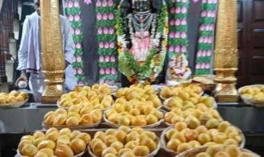બેટ દ્વારકાના દ્વારકાધીશ મંદિરે અધિક એકાદશીએ આંબા મનોરથ યોજાયો