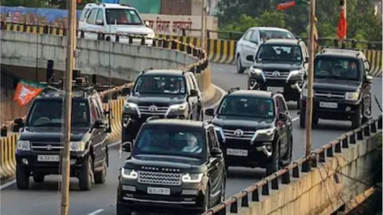 વડાપ્રધાન મોદીએ કાફલાને અડધો ઘટાડી નાખ્યો