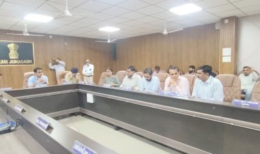 જીલ્લા કલેકટરના અધ્યક્ષસ્થાને મોહર્રમના તહેવાર સબબ સંકલન બેઠક યોજાઈ