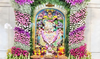શ્રી કષ્ટભંજનદેવ દાદાને મોરની ડિઝાઇન વાળા જરદોશી વર્કવાળા વાઘા અને ડ્રાયફ્રૂટનો ભવ્ય અન્નકૂટ ધરાવાયો 