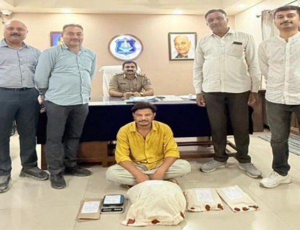 જૂનાગઢ માંથી રૂ. 93,100ના ગાંજાના જથ્થા સાથે એક શખ્સ ઝડપાયો
