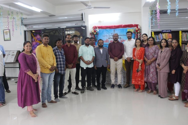 નિયામક ગ્રંથાલય ડો. પંકજ ગોસ્વામી સાહેબ ના માર્ગદર્શન હેઠળ સરકારી તાલુકા ગ્રંથાલય, માણાવદરનું લોકાર્પણ સમારોહ યોજાયું