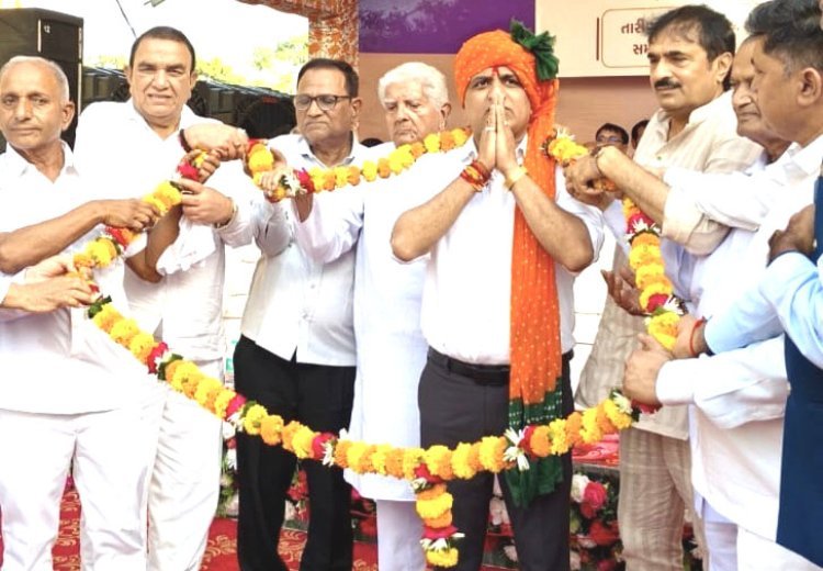 પ્રાચી તીર્થ ખાતે કારડીયા રાજપૂત સમાજ દ્વારા રાજ્યસભાના સાંસદ માનસિંહ પરમારનો સન્માન સમારોહ યોજાયો