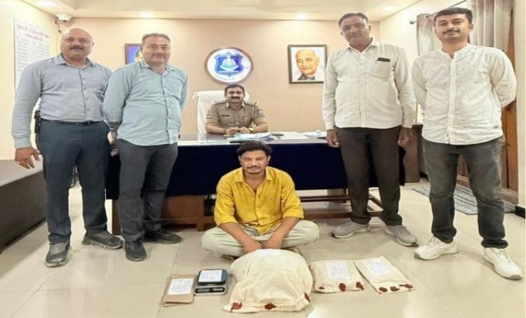 જૂનાગઢ માંથી રૂ. 93,100ના ગાંજાના જથ્થા સાથે એક શખ્સ ઝડપાયો