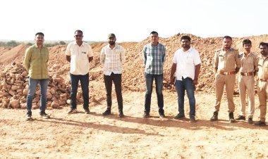 કલ્યાણપુરના સાની ડેમ વિસ્તારમાંથી ગેરકાયદેસર રીતે થતું રેતીનું વહન ઝડપાયું
