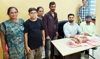 જૂનાગઢ જિલ્લામાં પ્રથમ વખત : માત્ર ૧ મહિનાના નવજાત શિશુ ‘રામ‘ પર લેપ્રોસ્કોપિક હનિર્યા સર્જરી સફળતાપૂર્વક સંપન્ન