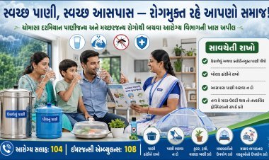 ચોમાસા બાદ આરોગ્ય વિભાગની ચેતવણી: ઉકાળેલું પાણી પીવો, મચ્છરજન્ય રોગોથી બચો