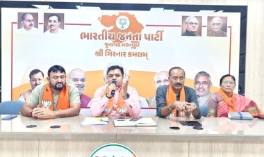 ‘હર ઘર તિરંગા’ અભિયાનને સફળ બનાવવા જૂનાગઢ મહાનગર ભાજપની મહત્વપૂર્ણ બેઠક યોજાઈ