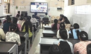 જૂનાગઢમાં બહાઉદ્દીન કોલેજ ખાતે નશામુક્ત ભારત અભિયાન અન્વયે કાર્યક્રમ યોજાયો